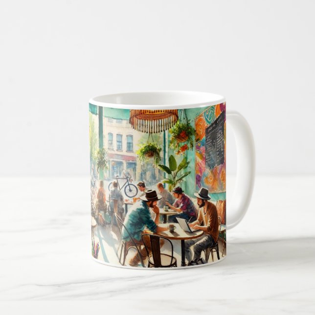 Mug Café à Austin (Devant droit)