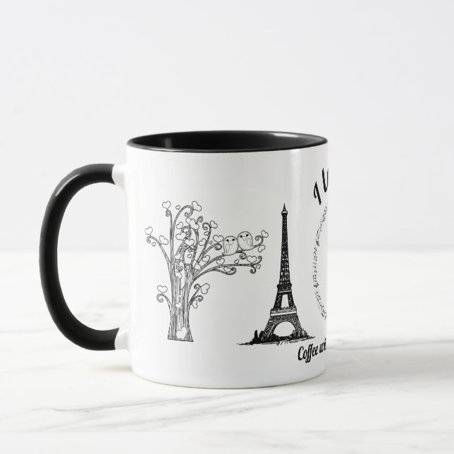 Mug Café à la saveur d'amour (Gauche)