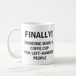 Mug café à main gauche