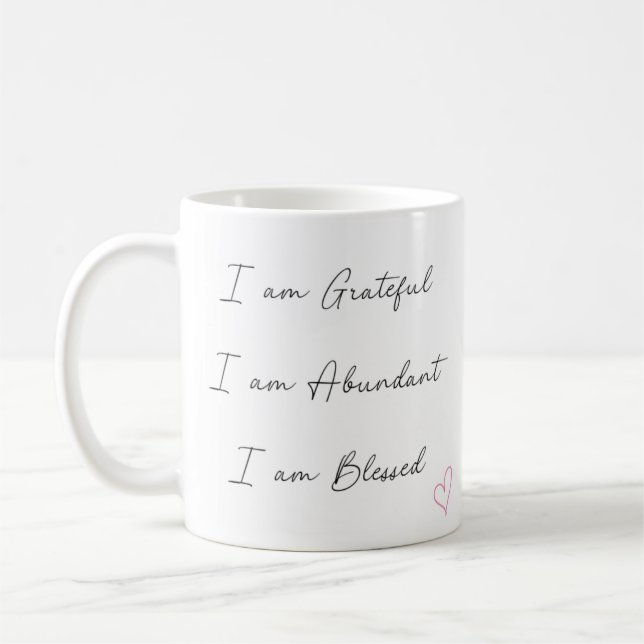 Mug café Affirmation Positive (Gauche)