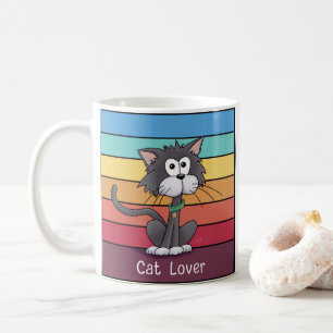 Mug café Amoureux des chats festif