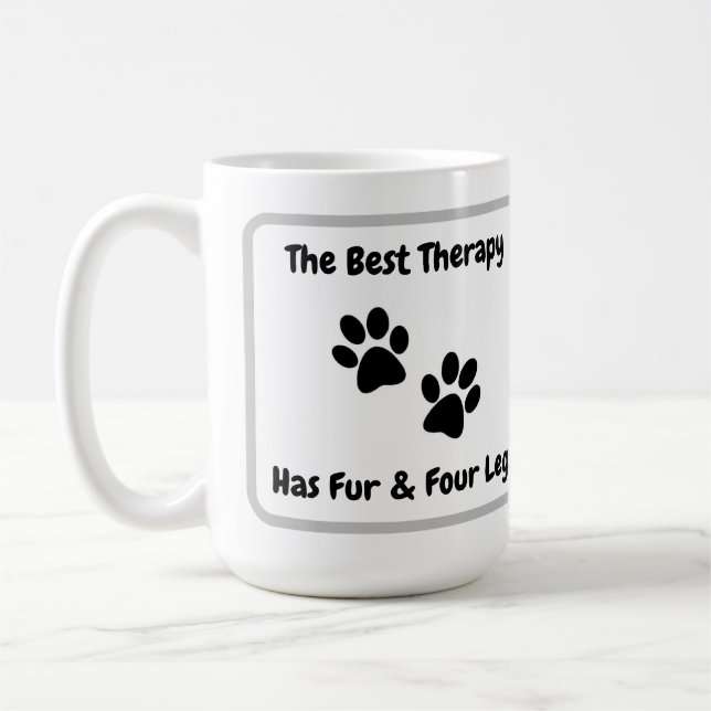 Mug café Amoureux des chiens (Gauche)