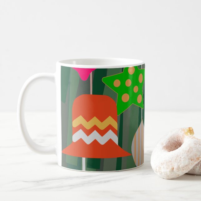 Mug café Arbre de Noël (Avec donut)
