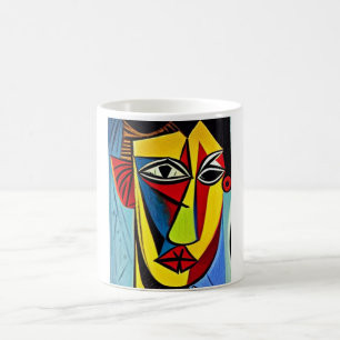 Mug café art Abstrait