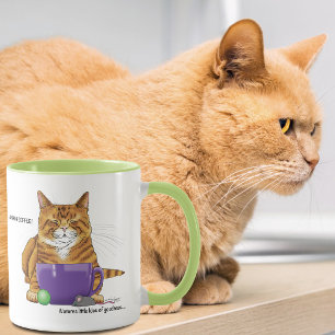 Mug Café au gingembre orange amusant