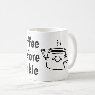 Mug café avant la discussion