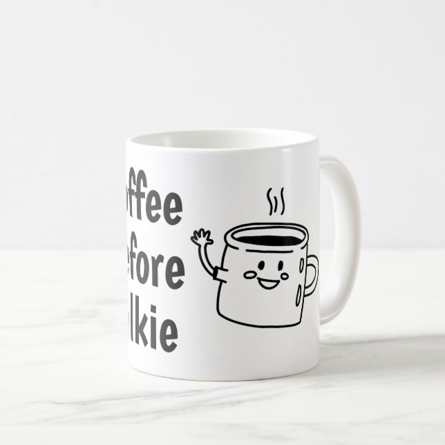 Mug café avant la discussion (Devant droit)