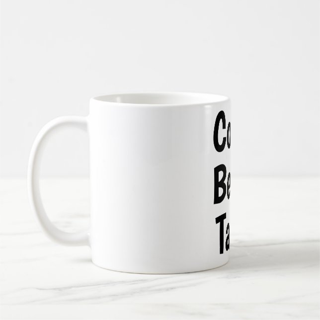 Mug café avant la discussion (Gauche)