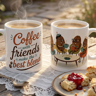Mug Café avec amis