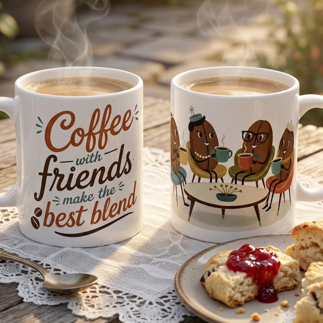 Mug Café avec amis (Créateur téléchargé)
