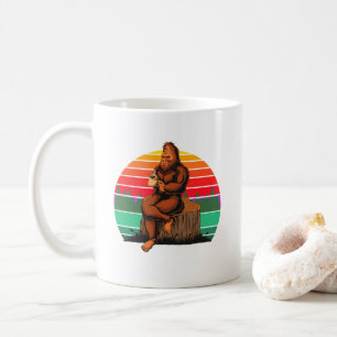 Mug Café avec Bigfoot Sasquatch Cadeau Drôle