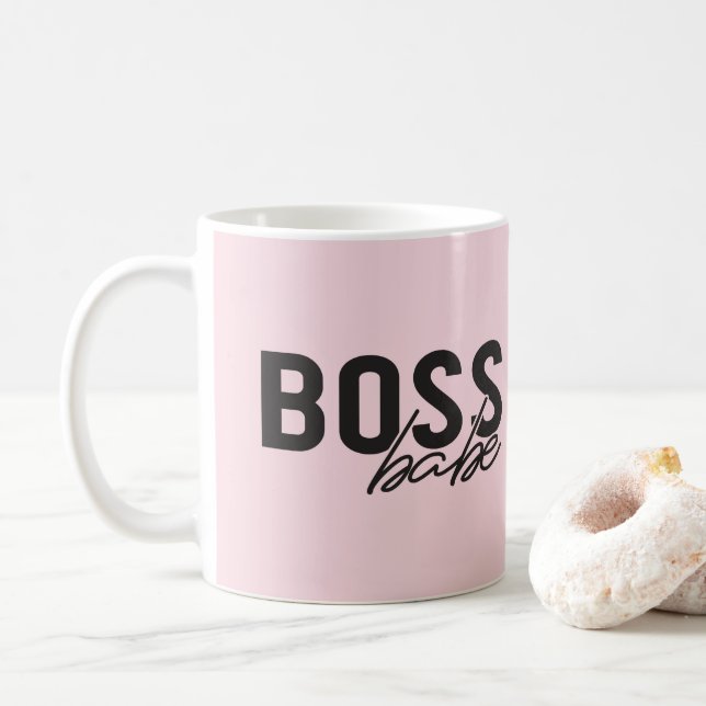 Mug café Babe Boss (Avec donut)