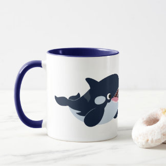 Mug Café Bébé Orque Dessin Animé Mignon