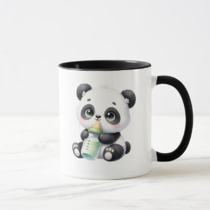 Mug Café Bébé Panda Mignon Tenant Du Bambou Ador