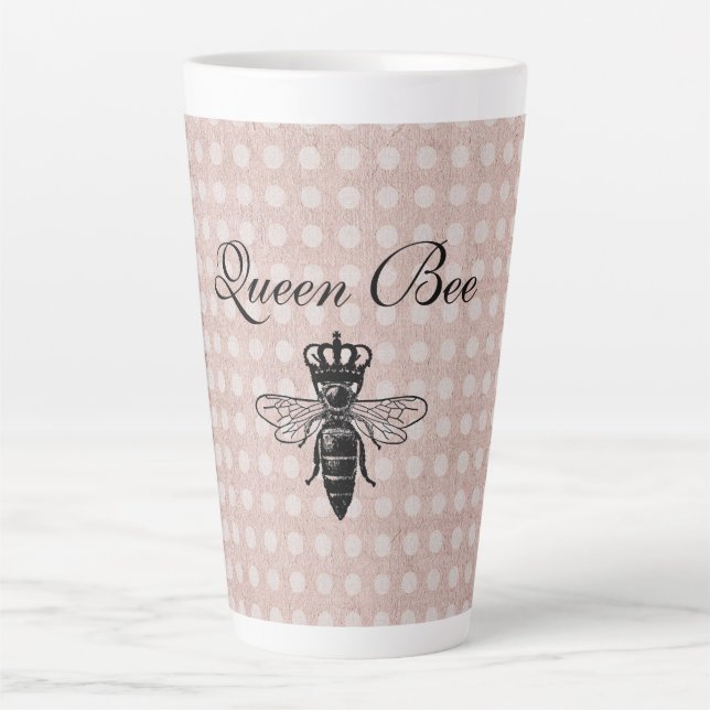 Mug café café Queen Bee vintage (Devant)