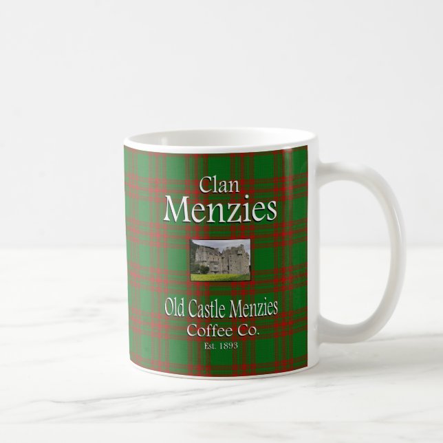 Mug Café Cie. de Menzies de château de Menzies de clan (Droite)