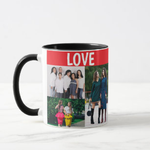 MUG CAFE COLAGE PHOTO DE LA SAINT-VALENTIN