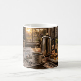 Mug Café d'abord, soucis plus tard – Brunch champêtre