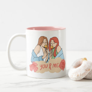 Mug café d'amitié - Besties pour toujours