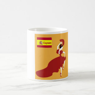 Mug café danseuse flamenco
