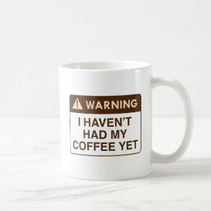 Mug Café d'avertissement