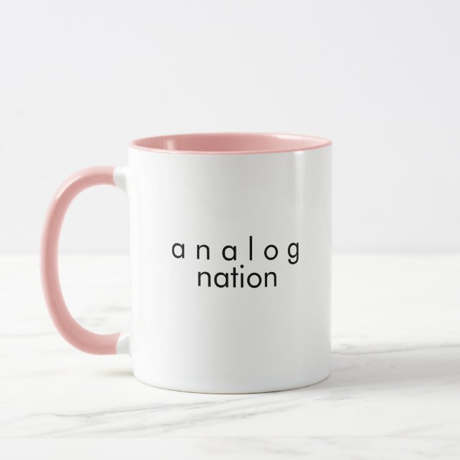 Mug café de la nation analogique (Gauche)