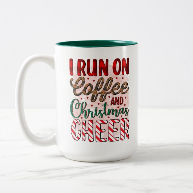 Mug café de Noël | Mug de Noël amusant (Gauche)