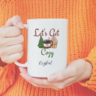 Mug café de Noël personnalisé et amusant