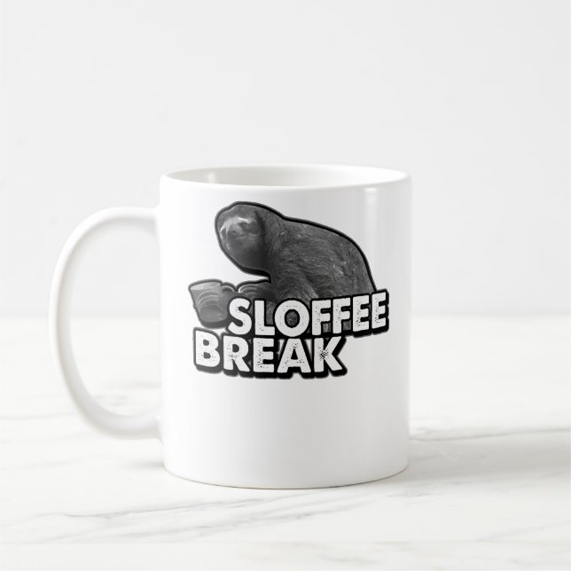 Mug Café de paresse de coupure de Slofee pour les (Gauche)