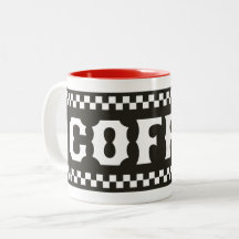Mug café de style champêtre