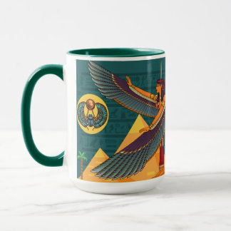 Mug café design égyptien
