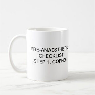 MUG CAFÉ D'ÉTAPE 1 DE LISTE DE CONTRÔLE DE