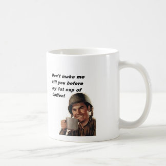 Mug café d'homme d'armée, garde forestière Hooah !
