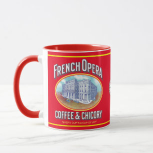 Mug Café d'opéra français et chicorée