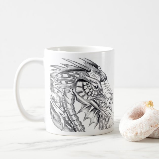 Mug café Dragon Fiery (Avec donut)