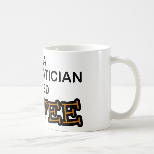 Mug Café du besoin - mathématicien (Droite)