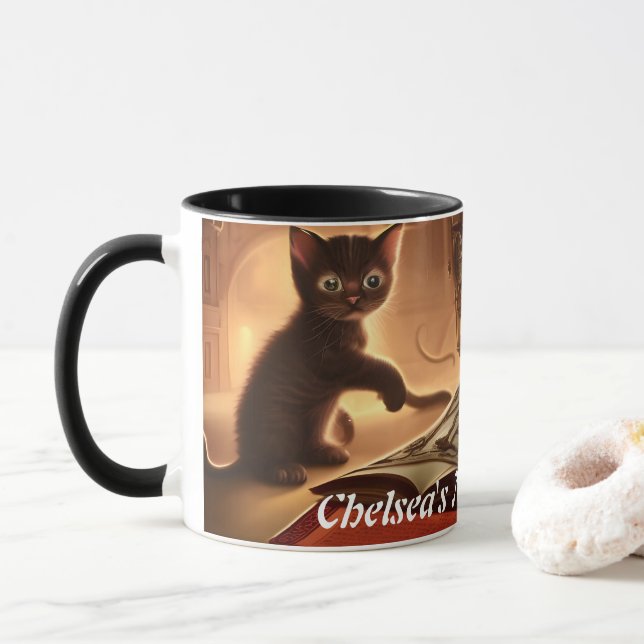 Mug Café du matin de Chelsea personnalisable (Avec donut)