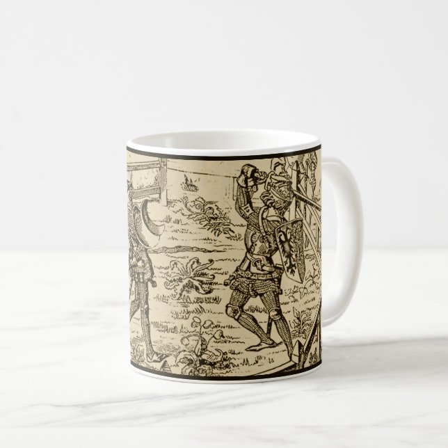 Mug café du tournoi médiéval (Devant droit)