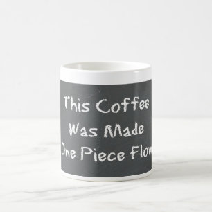 Mug Café d'une seule pièce d'écoulement