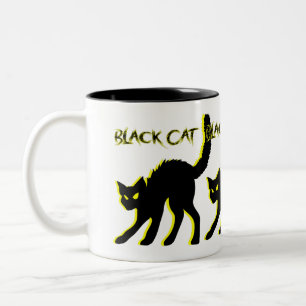 Mug café en chat noir