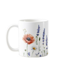 Mug café en fleurs du matin