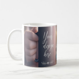 Mug Café en maquette à papier