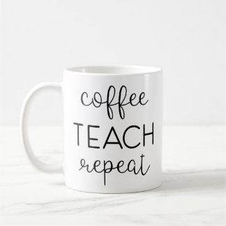 Mug Café. Enseignez. Répétez