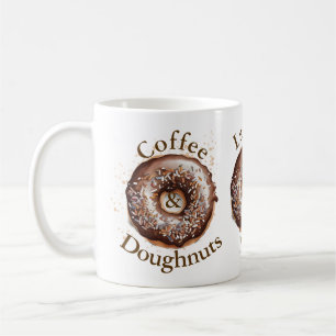 Mug Café et beignets personnalisés