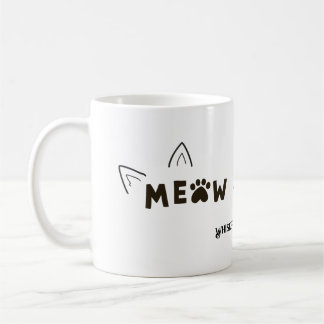 Mug Café et chats confortables boudin