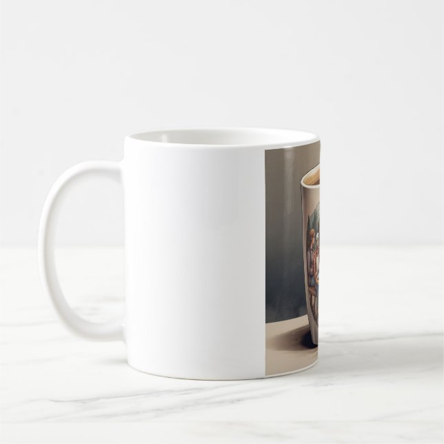 Mug café et compassion : votre dose quotidienne (Gauche)