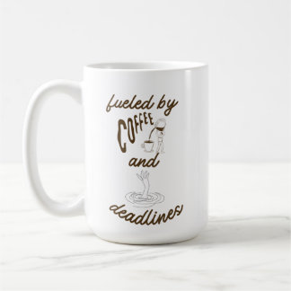 Mug Café et délais Humour de bureau mignon