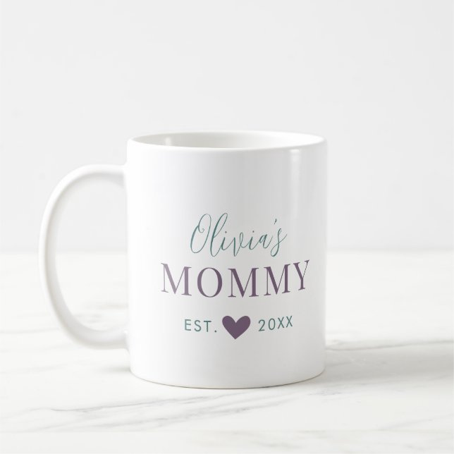 Mug café établi sur mesure maman (Gauche)