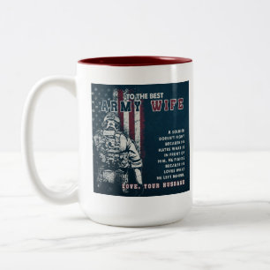 Mug café femme de l'armée