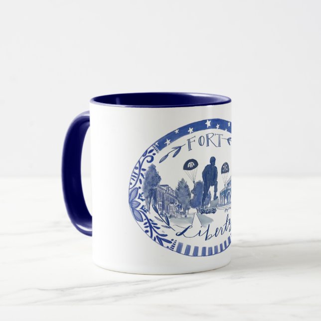Mug café Fort Liberty (Devant gauche)